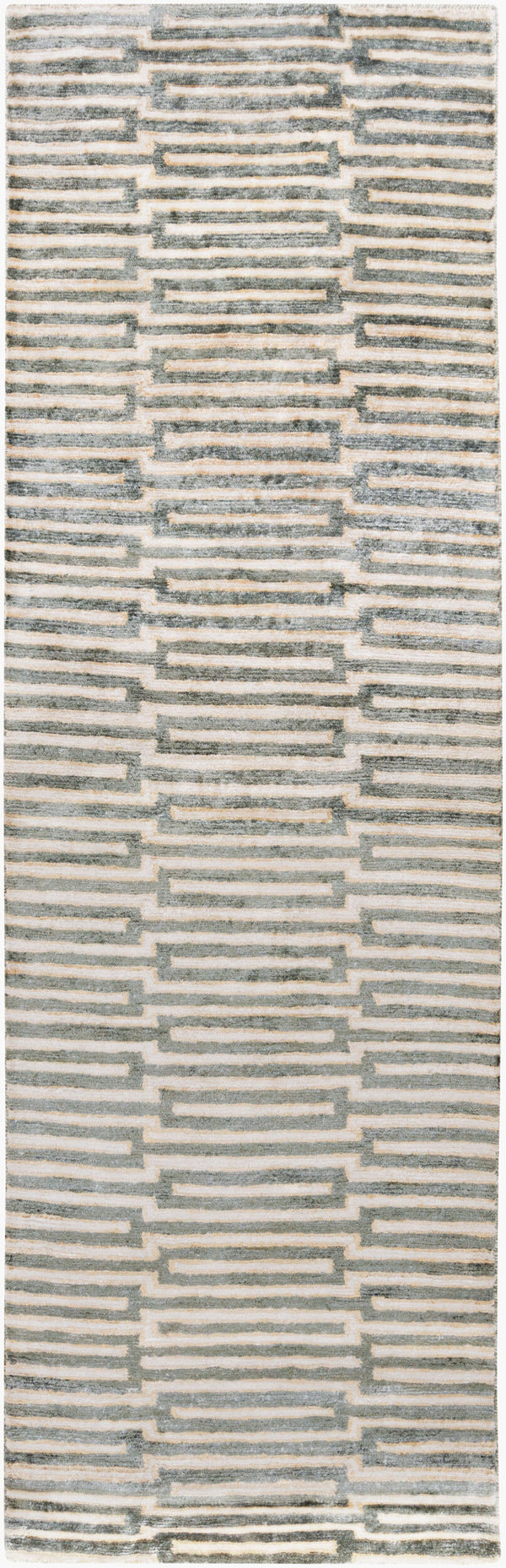 Surya Platinum Handmade 2' X 3' Viscose Rug - Glam Modern Design, Exquisite Indian Craftsmanship, Warmth Brown Viscose Plat9000-268