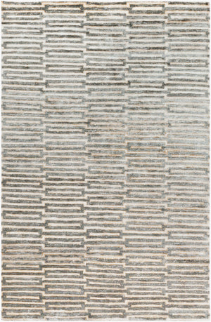 Surya Platinum Handmade 2' X 3' Viscose Rug - Glam Modern Design, Exquisite Indian Craftsmanship, Warmth Brown Viscose Plat9000-58