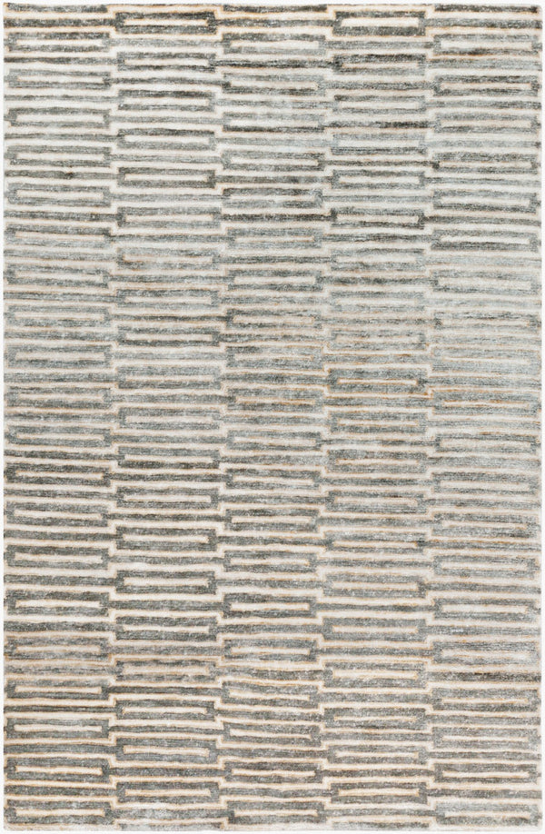 Surya Platinum Handmade 2' X 3' Viscose Rug - Glam Modern Design, Exquisite Indian Craftsmanship, Warmth Brown Viscose Plat9000-58