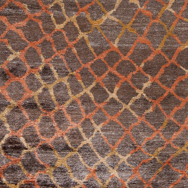 Surya Platinum Handmade 2' X 3' Viscose Rug - Glam Modern Design, Exquisite Indian Craftsmanship, Warmth Black Viscose Plat9019-268