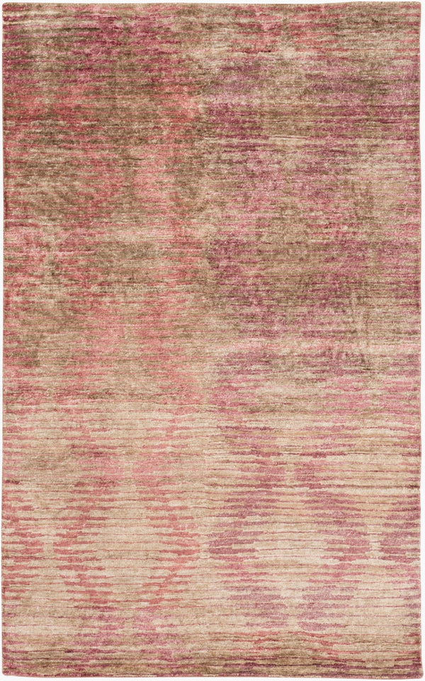 Surya Platinum Handmade 2' X 3' Viscose Rug - Glam Modern Design, Exquisite Indian Craftsmanship, Warmth Off,White Viscose Plat9025-23