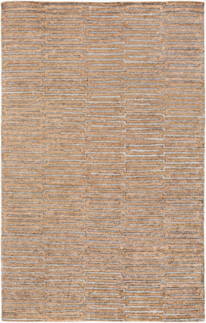 Surya Platinum Handmade 2' X 3' Viscose Rug - Glam Modern Design, Exquisite Indian Craftsmanship, Warmth Brown Viscose Plat9028-58