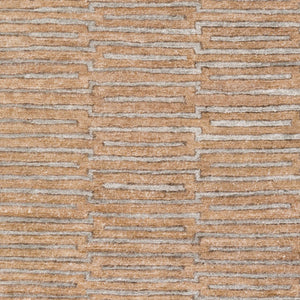 Surya Platinum Handmade 2' X 3' Viscose Rug - Glam Modern Design, Exquisite Indian Craftsmanship, Warmth Brown Viscose Plat9028-58