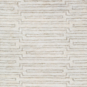 Surya Platinum Handmade 2' X 3' Viscose Rug - Glam Modern Design, Exquisite Indian Craftsmanship, Warmth Beige Viscose Plat9029-811
