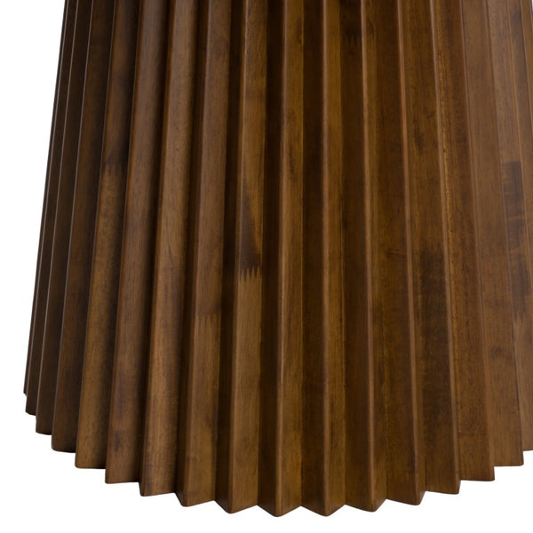 VIG Furniture Platte Walnut Square Dining Table — Mid-Century Modern 8-Seat Pedestal Design, Crown-Cut Veneer Finish VGMA-MIT-5460-WAL