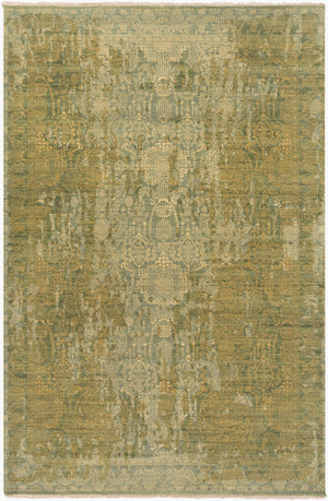 Surya Palace Plc-1000 Handmade 2' X 3' Rug – Unique Design, Luxurious Feel, Durable Craftsmanship For Your Home Mustard Wool Plc1000-69