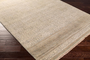 Surya Palace Plc-1000 Handmade 2' X 3' Rug – Unique Design, Luxurious Feel, Durable Craftsmanship For Your Home Dusty Sage Wool Plc1001-23
