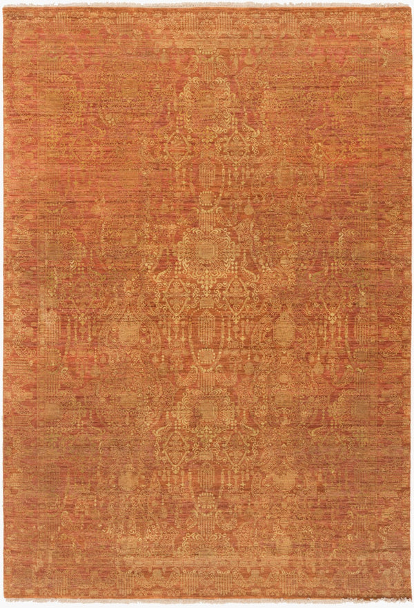 Surya Palace Plc-1000 Handmade 2' X 3' Rug – Unique Design, Luxurious Feel, Durable Craftsmanship For Your Home Tan Wool Plc1002-912