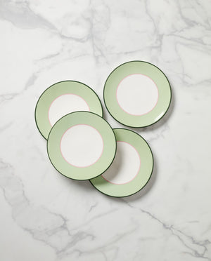 Lenox Kate Spade Make It Pop Accent Plates, Set of 4 Green, GREEN PORCELAIN 894612