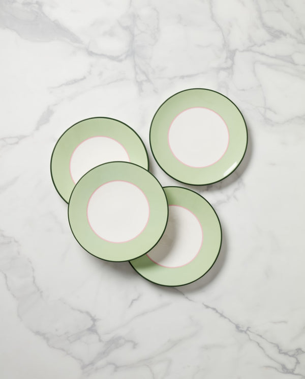Lenox Kate Spade Make It Pop Accent Plates, Set of 4 Green, GREEN PORCELAIN 894612