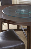 English Elm Steve Silver - Avenue - Round Lazy Susan - Dark Brown