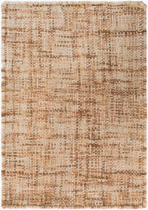 Surya Plymouth Plm-4000 2' X 3' Handmade Wool Rug - Modern Decor With Durable, No Pile Design, India Made Tan Wool Plm4000-23
