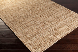 Surya Plymouth Plm-4000 2' X 3' Handmade Wool Rug - Modern Decor With Durable, No Pile Design, India Made Tan Wool Plm4000-23