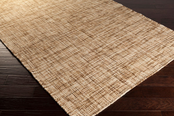 Surya Plymouth Plm-4000 2' X 3' Handmade Wool Rug - Modern Decor With Durable, No Pile Design, India Made Tan Wool Plm4000-23