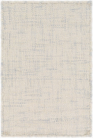 Surya Plymouth Plm-4000 2' X 3' Handmade Wool Rug - Modern Decor With Durable, No Pile Design, India Made Gray Wool Plm4004-23