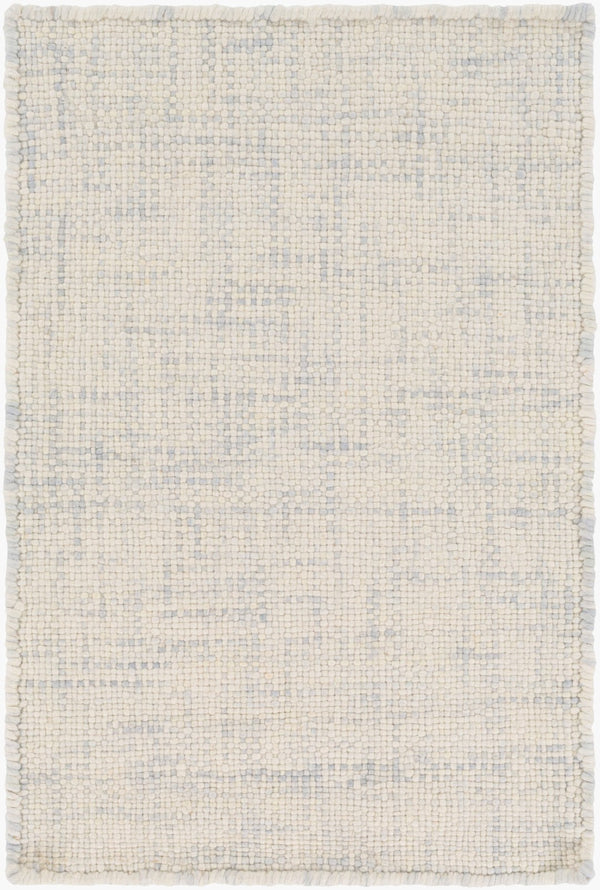 Surya Plymouth Plm-4000 2' X 3' Handmade Wool Rug - Modern Decor With Durable, No Pile Design, India Made Gray Wool Plm4004-23