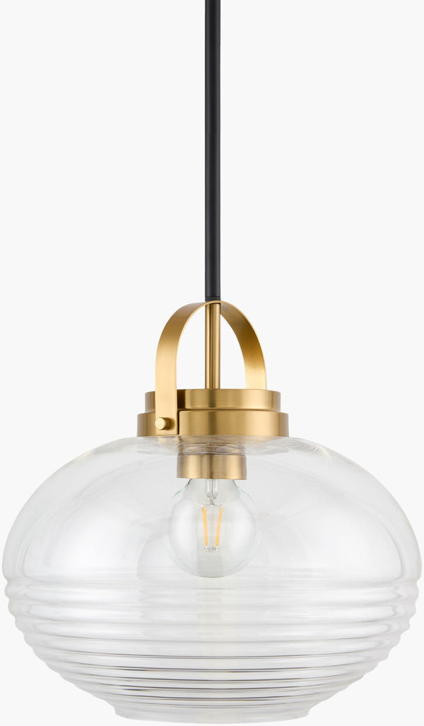 Livabliss Palamos Geometric Iron and Glass Bohemian Pendant Light for Dining or Entryway PLO-001
