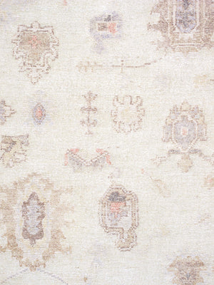 Pasargad Home Oushak Collection Hand-knotted Wool Area Rug - Timeless Elegance For Any Space   Plo-134 9x12