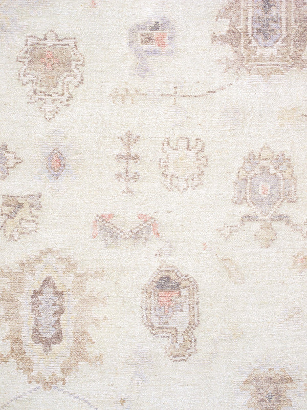 Pasargad Home Oushak Collection Hand-knotted Wool Area Rug - Timeless Elegance For Any Space   Plo-134 9x12