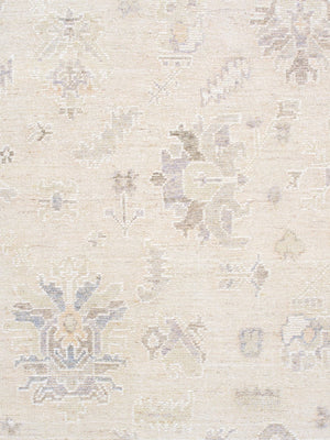 Pasargad Home Oushak Collection Hand-knotted Wool Area Rug - Timeless Elegance For Any Space   Plo-144 9x12