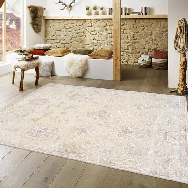 Pasargad Home Oushak Collection Hand-knotted Wool Area Rug - Timeless Elegance For Any Space   Plo-20 9x12