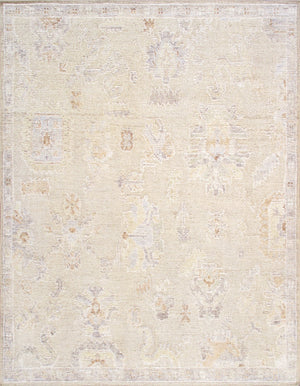 Pasargad Home Oushak Collection Hand-knotted Wool Area Rug - Timeless Elegance For Any Space   Plo-22 9x12