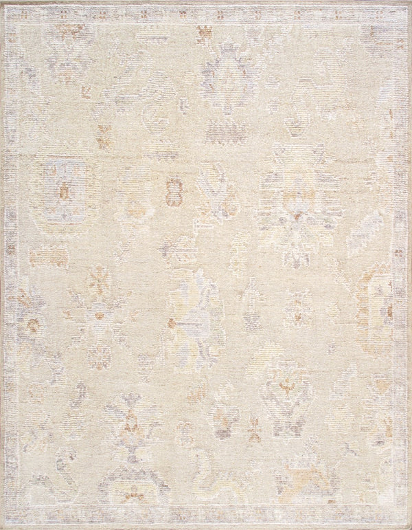 Pasargad Home Oushak Collection Hand-knotted Wool Area Rug - Timeless Elegance For Any Space   Plo-22 9x12
