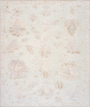 Pasargad Home Oushak Collection Hand-knotted Wool Area Rug - Timeless Elegance For Any Space   Plo-58 9x12