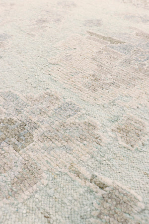 Pasargad Home Oushak Collection Hand-knotted Wool Area Rug - Timeless Elegance For Any Space   Plo-58 9x12