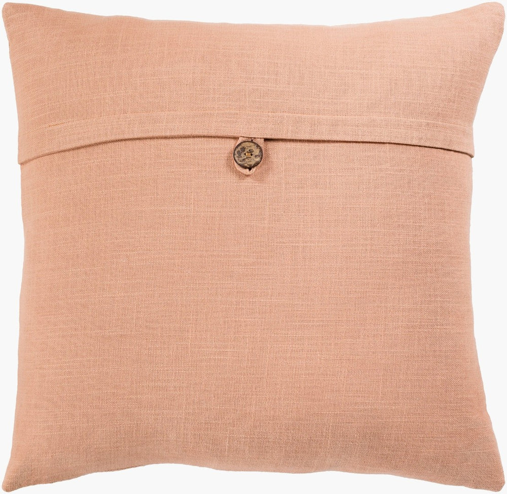 Livabliss Penelope Woven Cotton Throw Pillow Farmhouse Cottage Style Artisan Crafted Square PLP008-1818