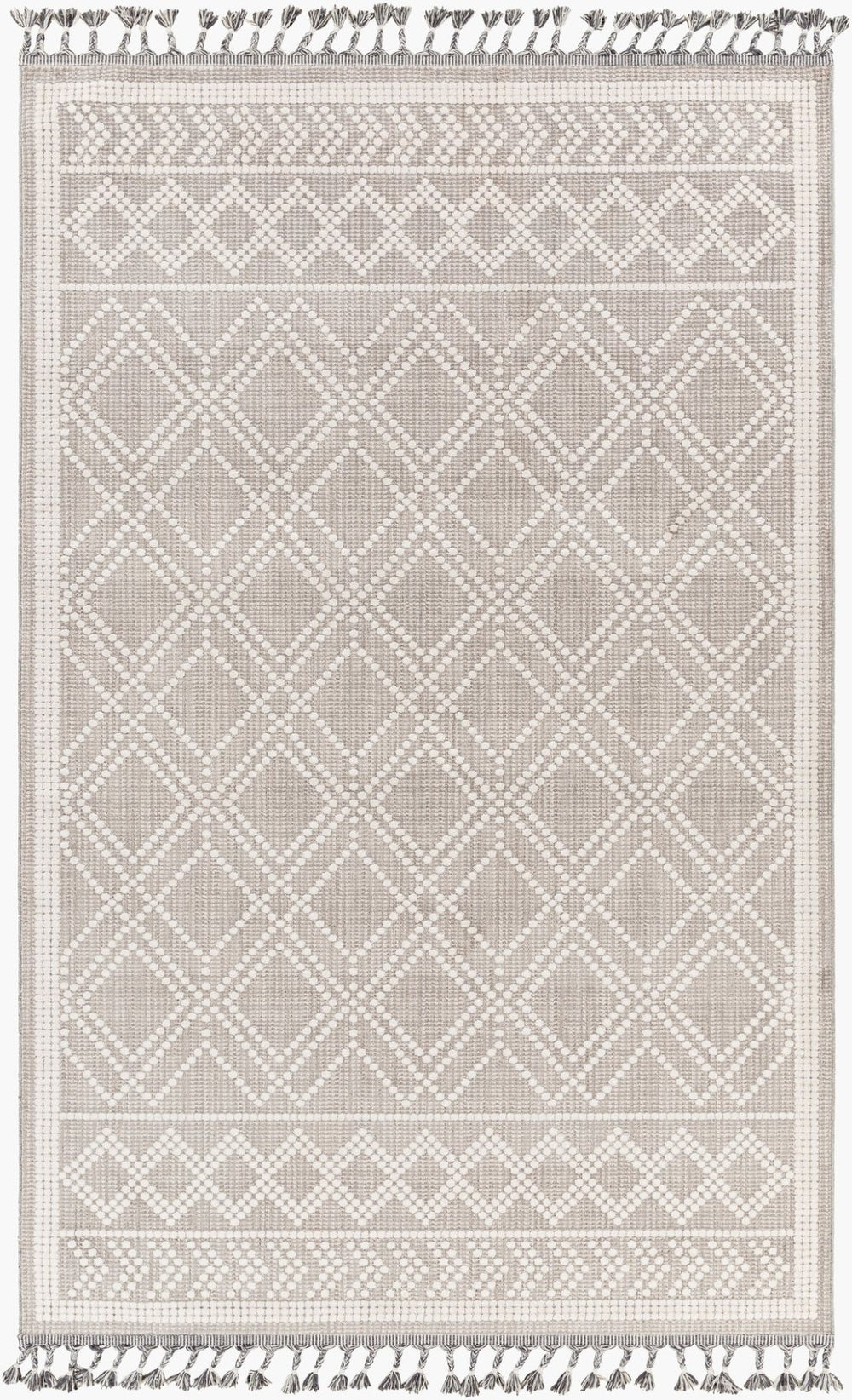 Livabliss Palermo Machine Woven Area Rug Bohemian Global Pattern for Living Dining Bedroom Cream, Medium G 9'2" x 12' PLR2300-9212