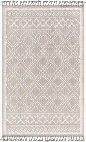 Livabliss Palermo Machine Woven Area Rug Bohemian Global Pattern for Living Dining Bedroom Cream, Medium G 9'2" x 12' PLR2300-9212