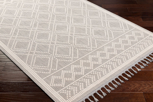 Livabliss Palermo Machine Woven Area Rug Bohemian Global Pattern for Living Dining Bedroom Cream, Medium G 9'2" x 12' PLR2300-9212
