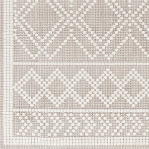 Livabliss Palermo Machine Woven Area Rug Bohemian Global Pattern for Living Dining Bedroom Cream, Medium G 9'2" x 12' PLR2300-9212