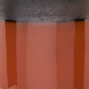 Surya Palominas Stylish 18"H Ceramic Garden Stool - Modern Outdoor Accent For Patio & Deck Decor Red Ceramic,Ceramic Pls003-121218