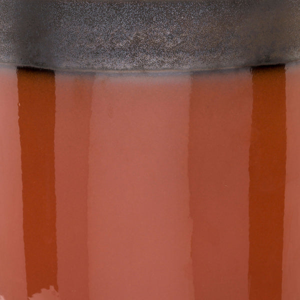 Surya Palominas Stylish 18"H Ceramic Garden Stool - Modern Outdoor Accent For Patio & Deck Decor Red Ceramic,Ceramic Pls003-121218