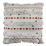 Safavieh Beckett Pillow White/Multi Pattern PLS153A-2020