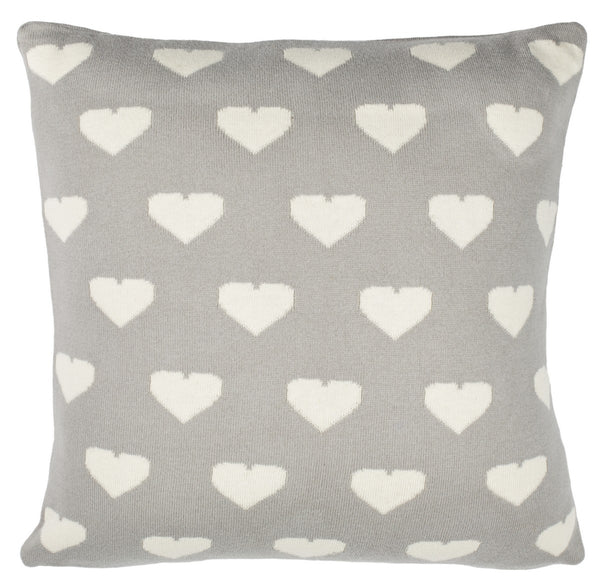 Safavieh Truelove Knit Pillow Light Grey/Natural PLS203A-2020