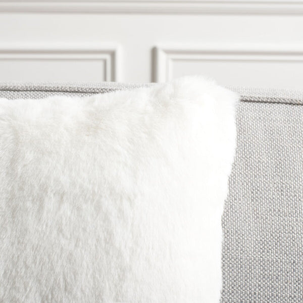 Safavieh Flayn Pillow XII23 Ivory Faux Fur PLS4505A-2020-SET