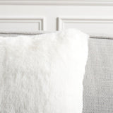 Safavieh Flayn Pillow XII23 Ivory Faux Fur PLS4505A-2020-SET