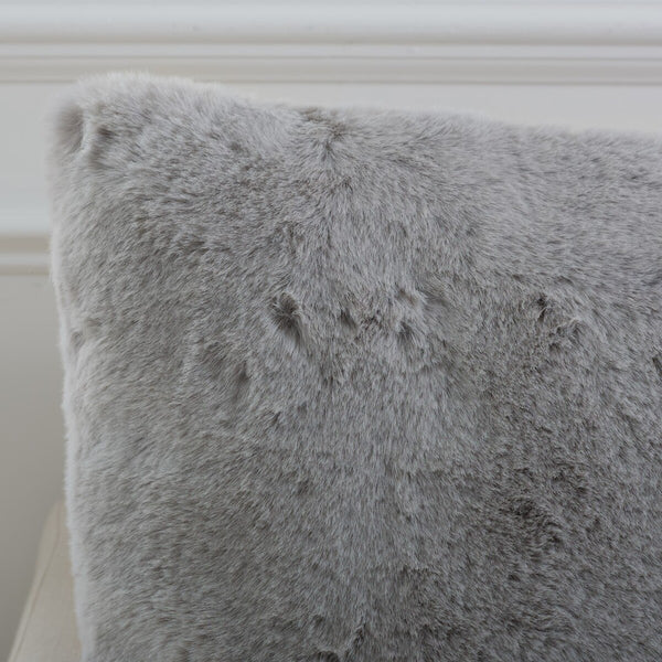 Safavieh Flayn Pillow XII23 Grey Faux Fur PLS4505B-2222-SET