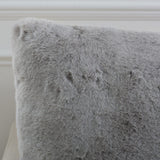 Safavieh Flayn Pillow XII23 Grey Faux Fur PLS4505B-2222-SET