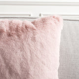 Safavieh Flayn Pillow XII23 Pink Faux Fur PLS4505C-2222-SET