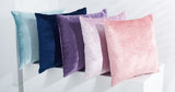 Safavieh Davina Pillow - Set of 2 XII23 Purple  Front & Back: 60% Viscose + 40% Cotton PLS500E-2222-SET2