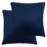 Safavieh Davina Pillow - Set of 2 XII23 Navy  Front & Back: 60% Viscose + 40% Cotton PLS500C-2222-SET2