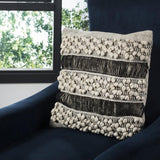 Safavieh Deva Pillow Black/Cream PLS601A-2020