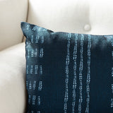 Safavieh Madelyn Pillow XII23 Deep Blue/White 100% Polyester PLS7094A-2020