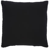 Safavieh Camdyn, 20 X 20, Black/Ivory, Polyester/Wool Pillow Black / Ivory PLS7222A-2020