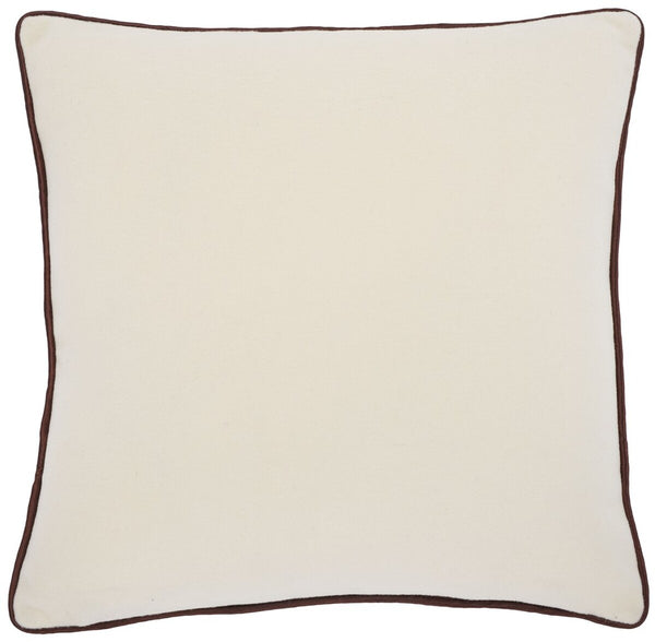 Safavieh Alaia, 18 X 18, Ivory/Brown, Wool Pillow Ivory / Brown PLS7223A-1818
