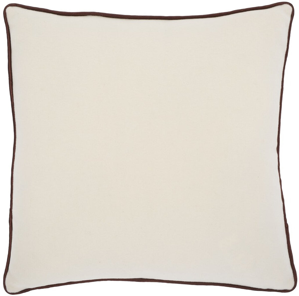 Safavieh Alaia, 18 X 18, Ivory/Brown, Wool Pillow Ivory / Brown PLS7223A-1818